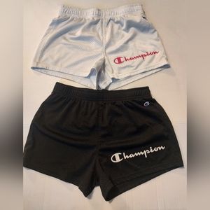 Girls champion mesh shorts size L